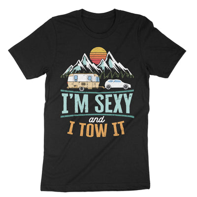 Black Im Sexy And I Tow It T-Shirt#color_black