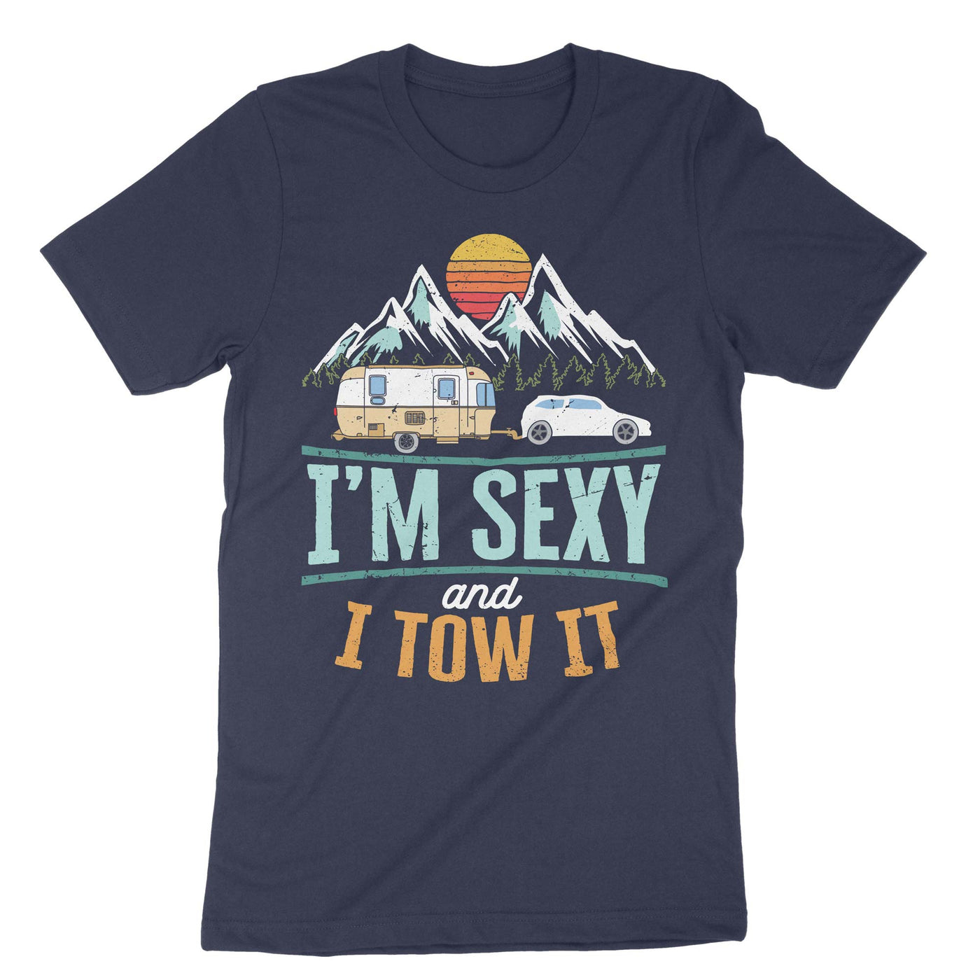 Navy Im Sexy And I Tow It T-Shirt#color_navy