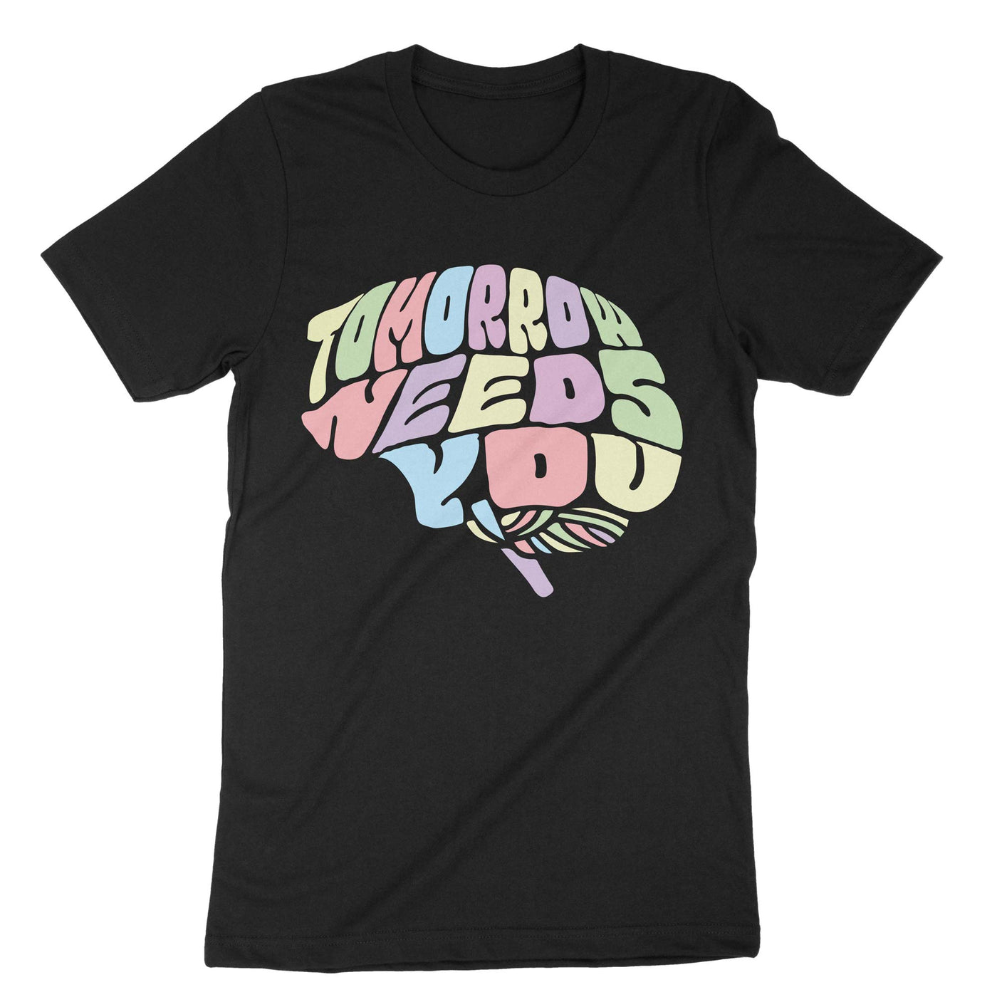 Black Tomorrow Needs You Mental Health T-Shirt#color_black