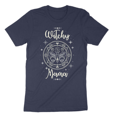 Navy Witchy Mama T-Shirt#color_navy