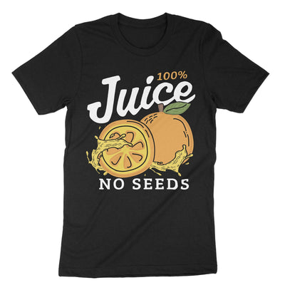 Black All Juice No Seeds Vasectomy T-Shirt#color_black