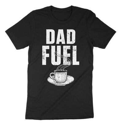 Black Coffee Dad Fuel T-Shirt#color_black