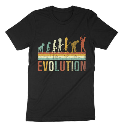 Black Golf Evolution T-Shirt#color_black