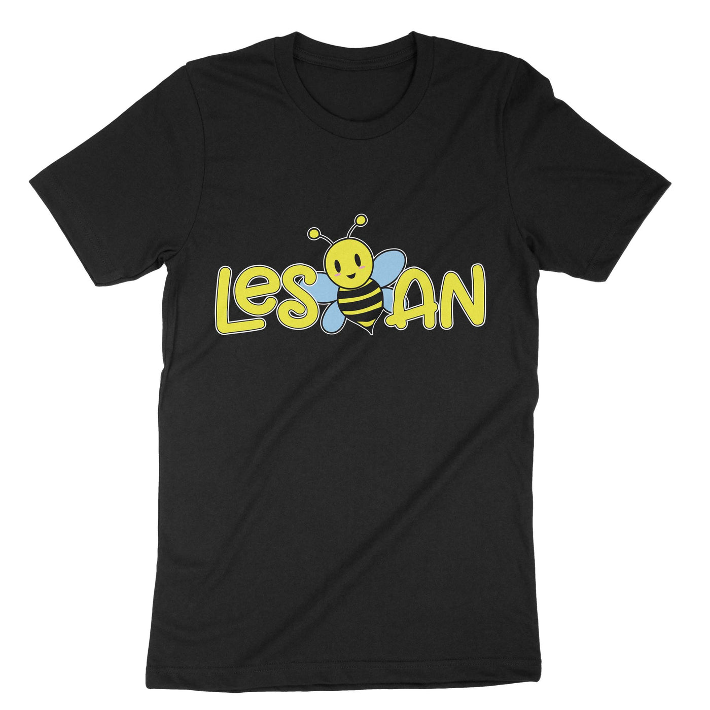 Black Les Bee An Lgbt T-Shirt#color_black