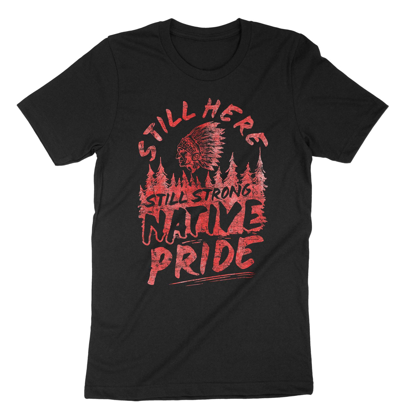 Black Native American Indigenous Pride T-Shirt#color_black