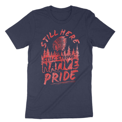 Navy Native American Indigenous Pride T-Shirt#color_navy