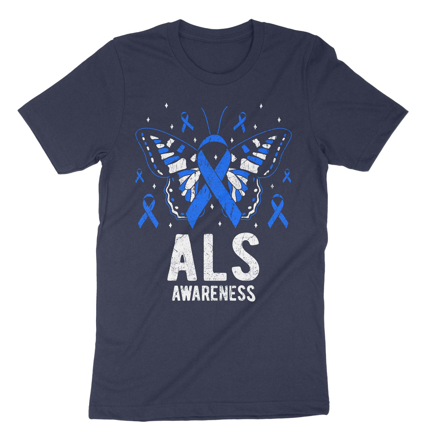 Navy Als Awareness T-Shirt#color_navy