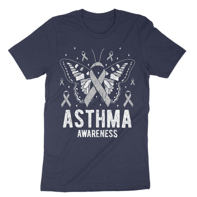 Navy Asthma Awareness T-Shirt#color_navy