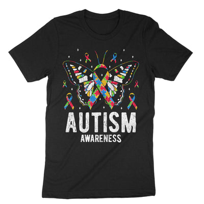 Black Autism Awareness T-Shirt#color_black