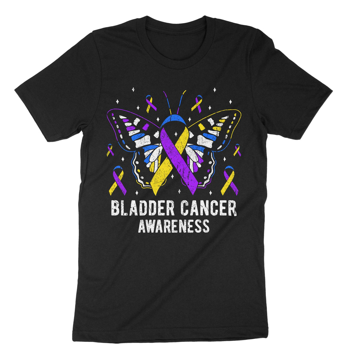 Black Bladder Cancer Awareness T-Shirt#color_black