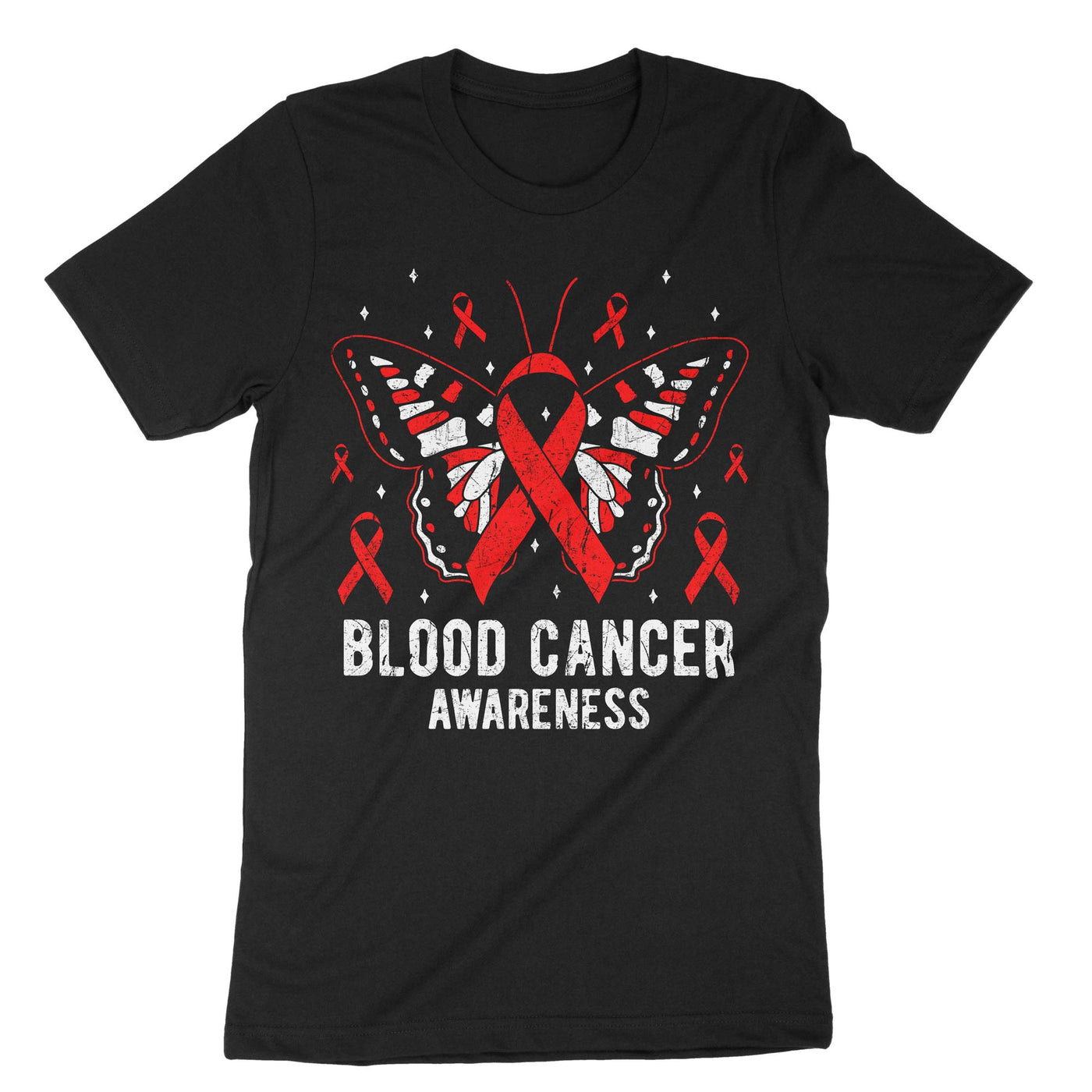 Black Blood Cancer Awareness T-Shirt#color_black