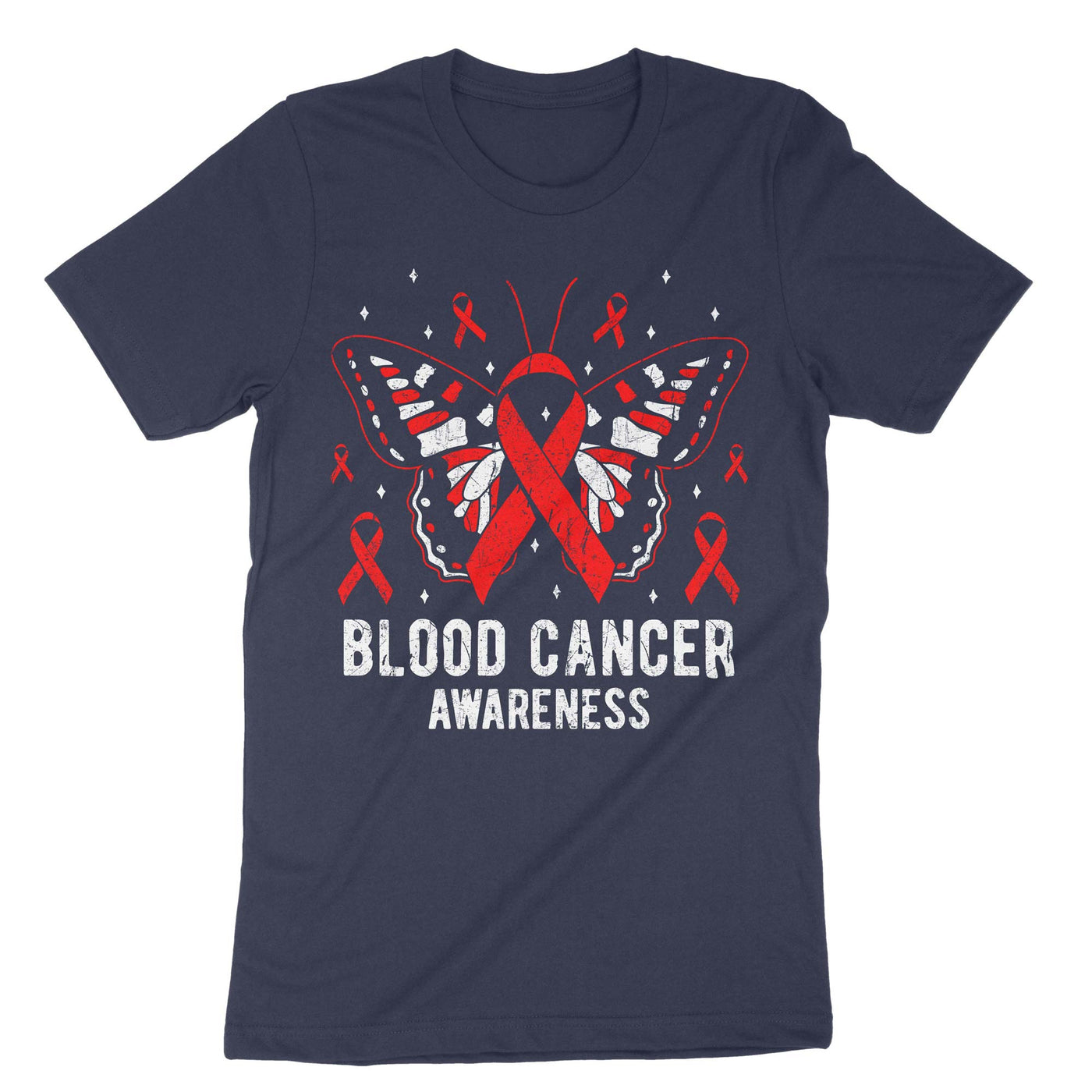 Navy Blood Cancer Awareness T-Shirt#color_navy