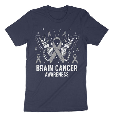 Navy Brain Cancer Awareness T-Shirt#color_navy