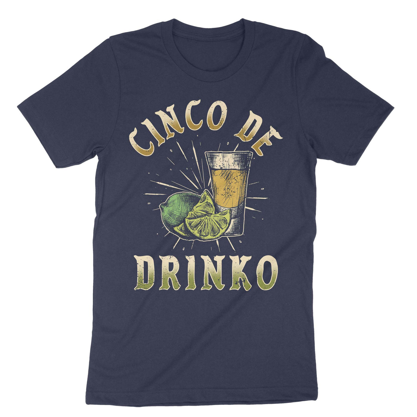 Navy Cinco De Drinko T-Shirt#color_navy