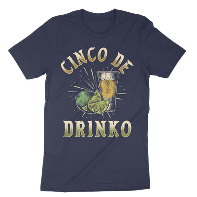 Navy Cinco De Drinko T-Shirt#color_navy