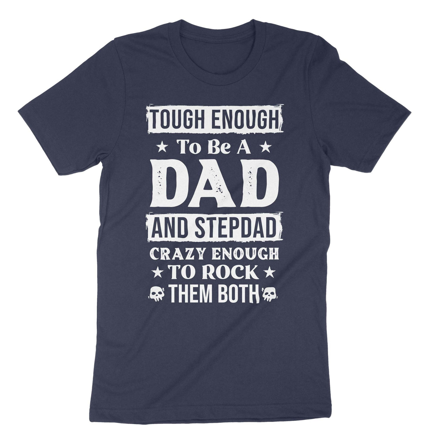 Navy Dad And Stepdad T-Shirt#color_navy