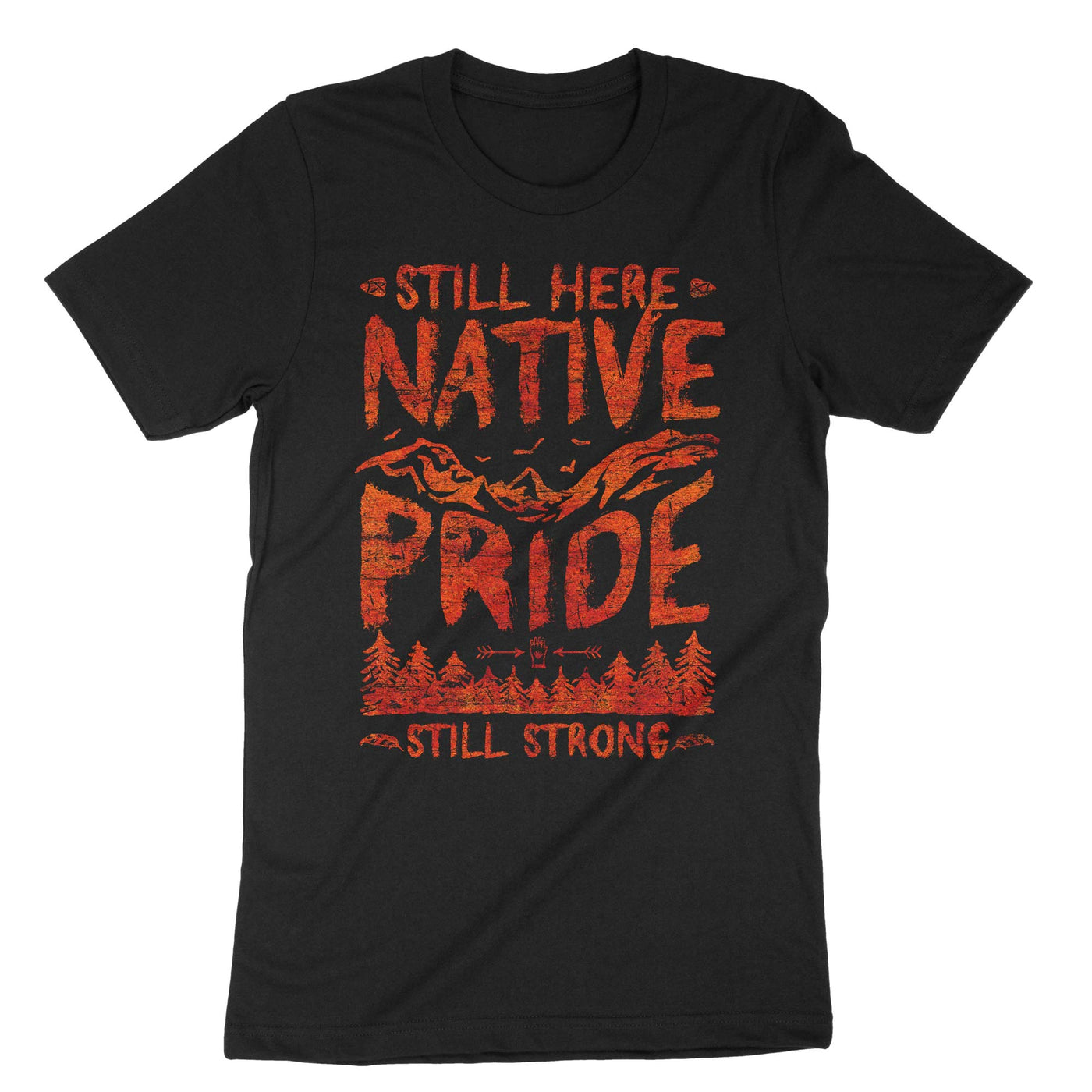Black Native American Indigenous Pride T-Shirt#color_black