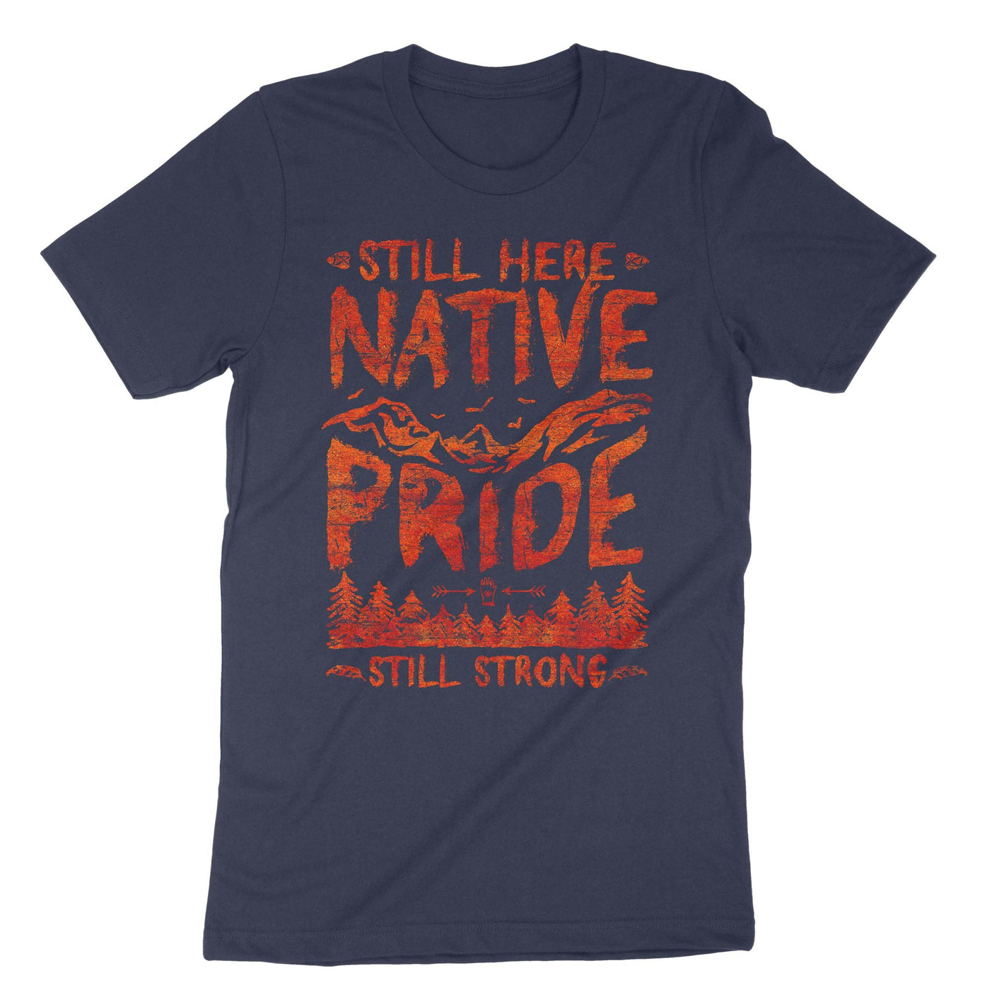 Navy Native American Indigenous Pride T-Shirt#color_navy