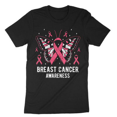 Black Breast Cancer Awareness T-Shirt#color_black