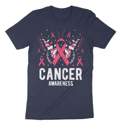 Navy Cancer Awareness T-Shirt#color_navy