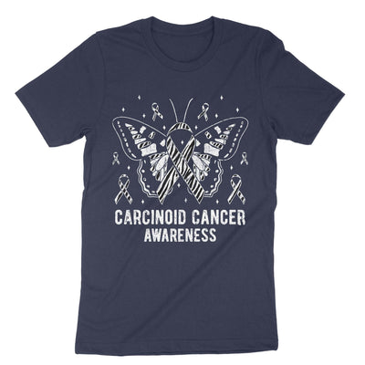 Navy Carcinoid Cancer Awareness T-Shirt#color_navy