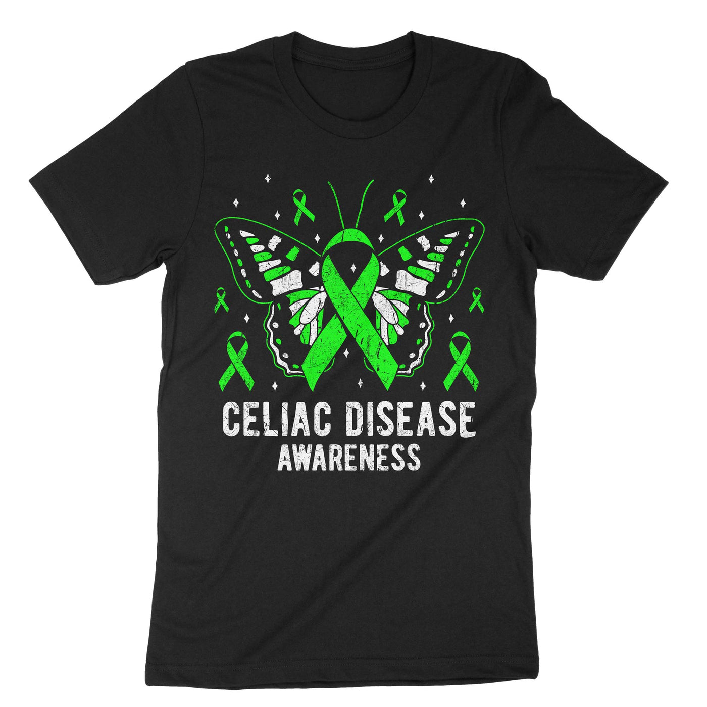Black Celiac Disease Awareness T-Shirt#color_black