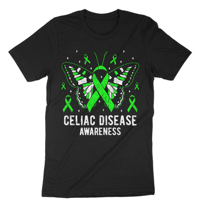 Black Celiac Disease Awareness T-Shirt#color_black