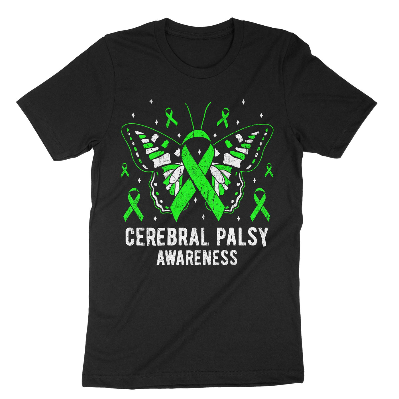 Black Cerebral Palsy Awareness T-Shirt#color_black