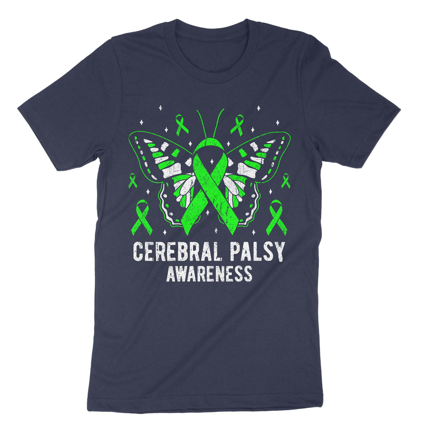 Navy Cerebral Palsy Awareness T-Shirt#color_navy