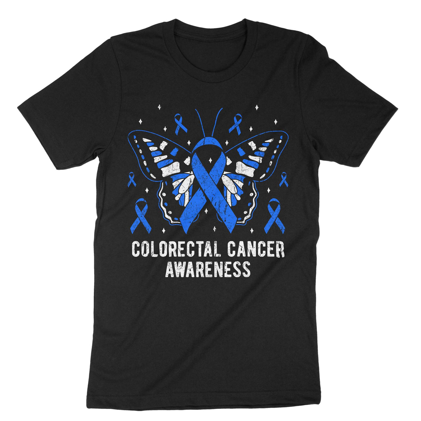 Black Colorectal Cancer Awareness T-Shirt#color_black