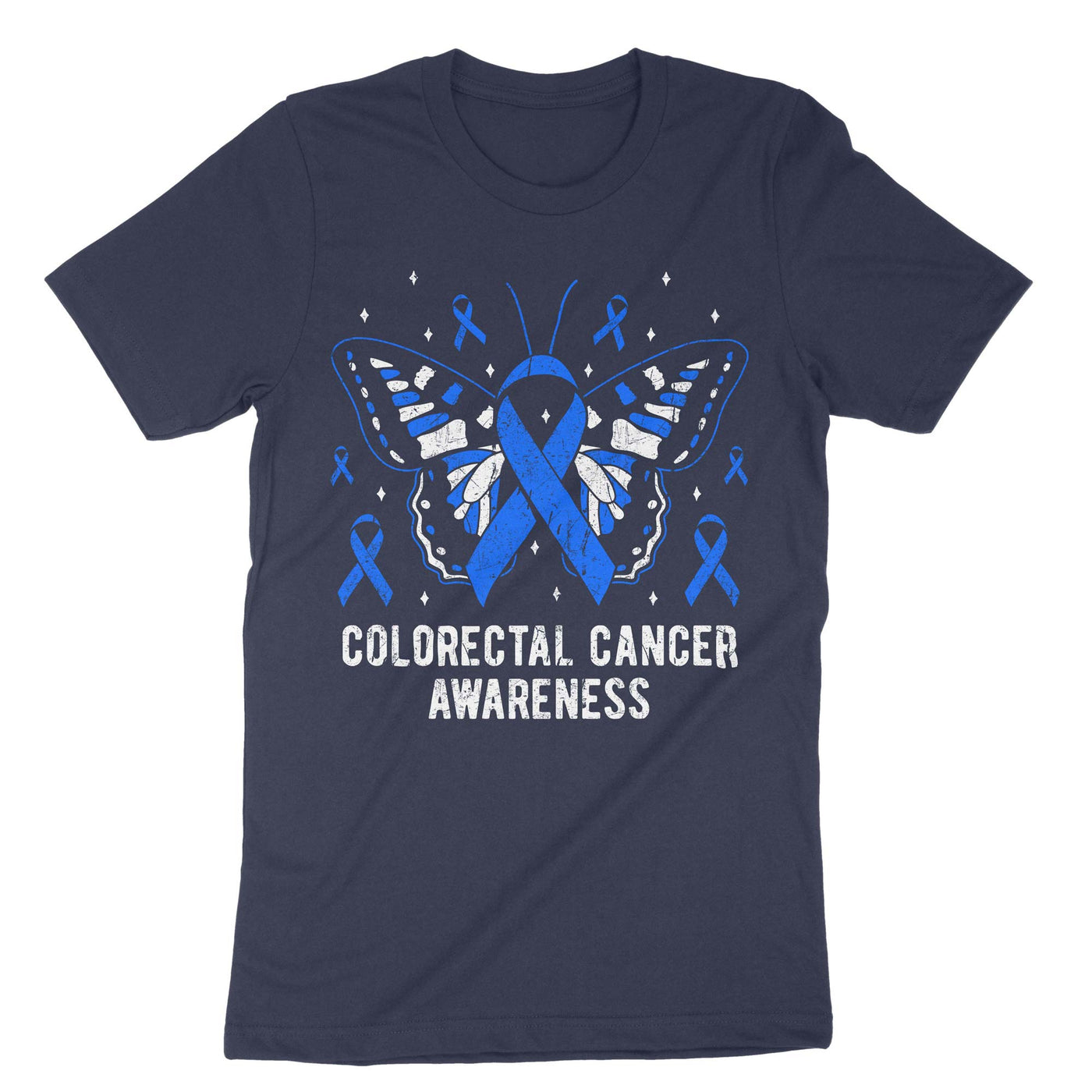 Navy Colorectal Cancer Awareness T-Shirt#color_navy