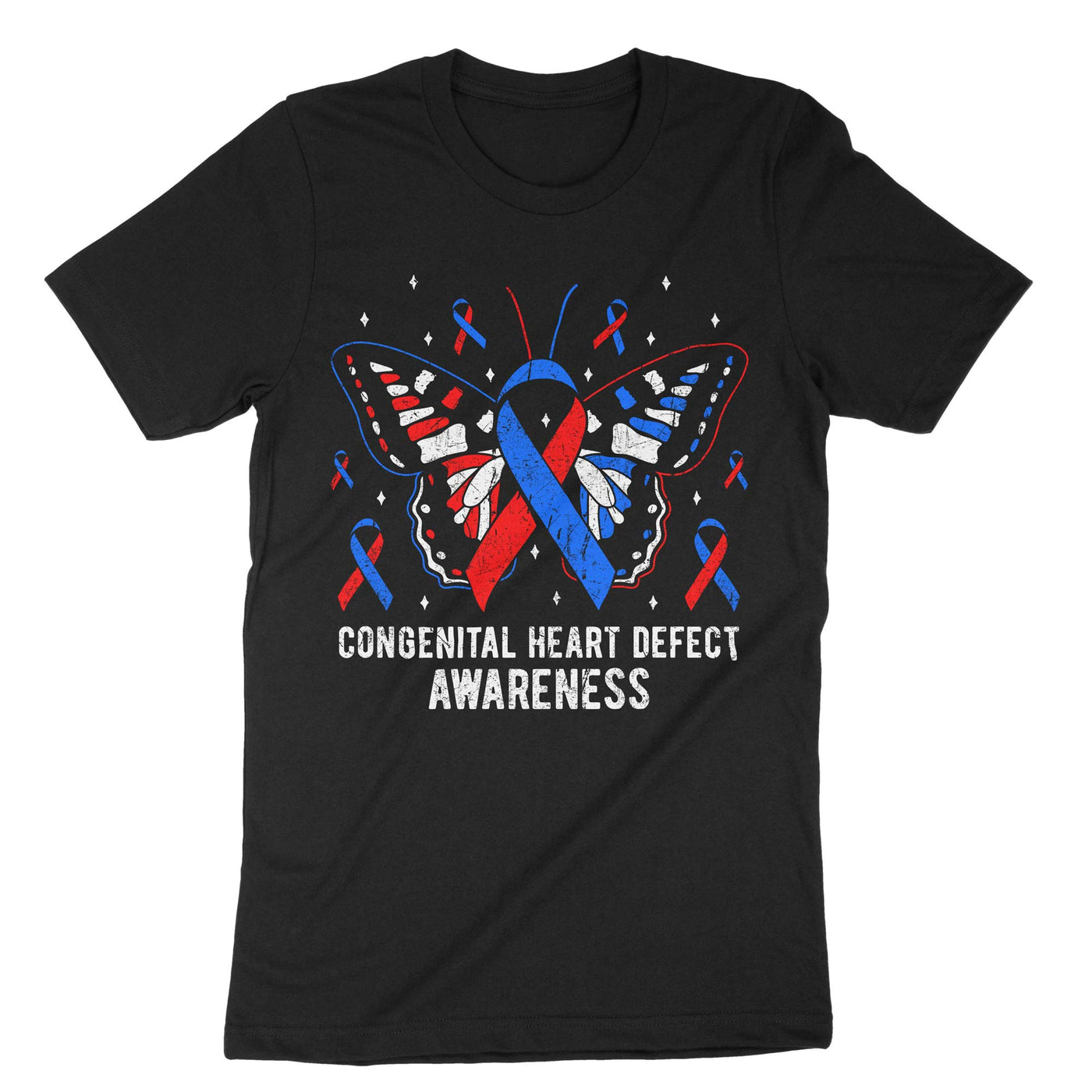 Black Congenital Heart Defect Awareness T-Shirt#color_black