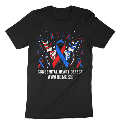 Black Congenital Heart Defect Awareness T-Shirt#color_black