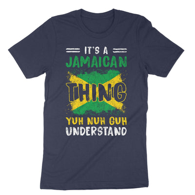 Navy Its A Jamaican Thing T-Shirt#color_navy