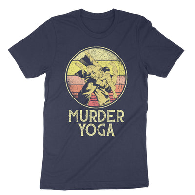 Navy Murder Yoga T-Shirt#color_navy