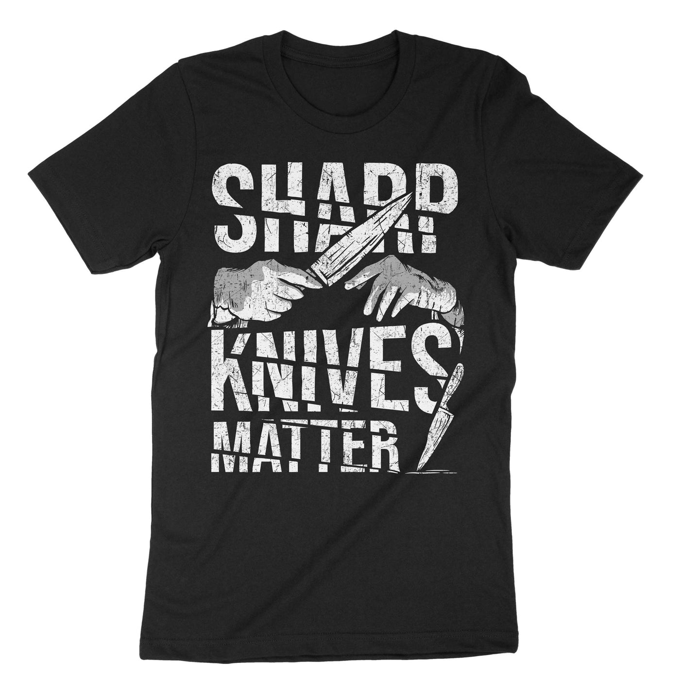 Black Sharp Knives Matter T-Shirt#color_black