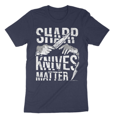 Navy Sharp Knives Matter T-Shirt#color_navy