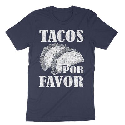 Navy Tacos Por Favor T-Shirt#color_navy