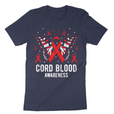 Navy Cord Blood Awareness T-Shirt#color_navy