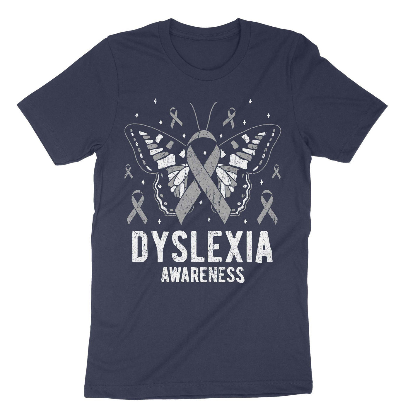 Navy Dyslexia Awareness T-Shirt#color_navy
