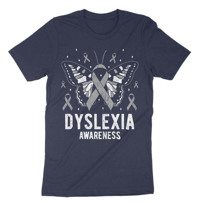 Navy Dyslexia Awareness T-Shirt#color_navy