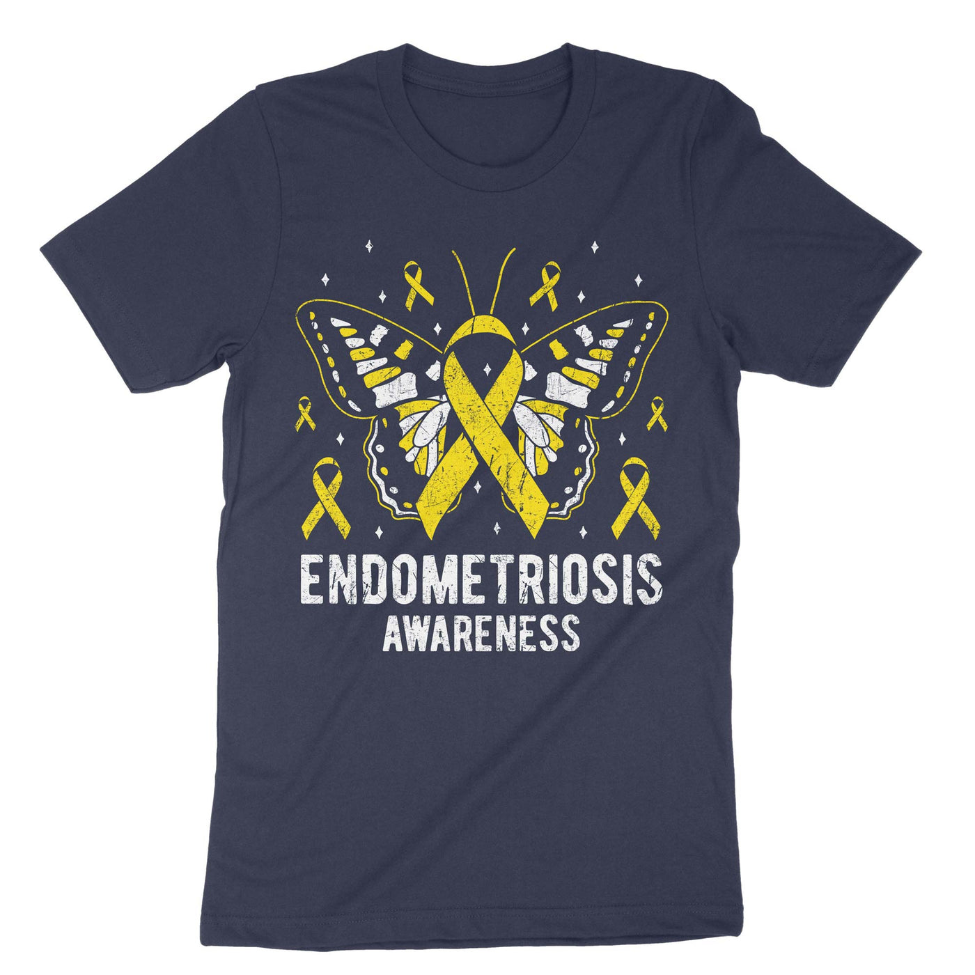 Navy Endometriosis Awareness T-Shirt#color_navy