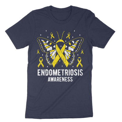 Navy Endometriosis Awareness T-Shirt#color_navy