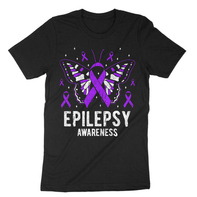 Black Epilepsy Awareness T-Shirt#color_black