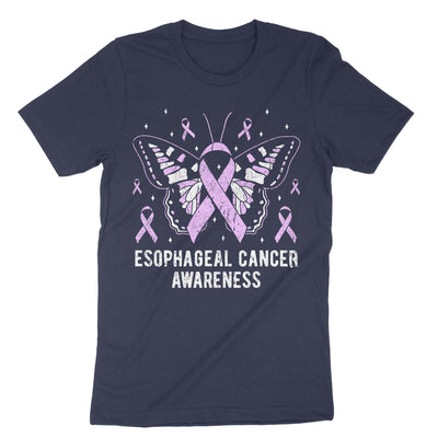 Navy Esophageal Cancer Awareness T-Shirt#color_navy