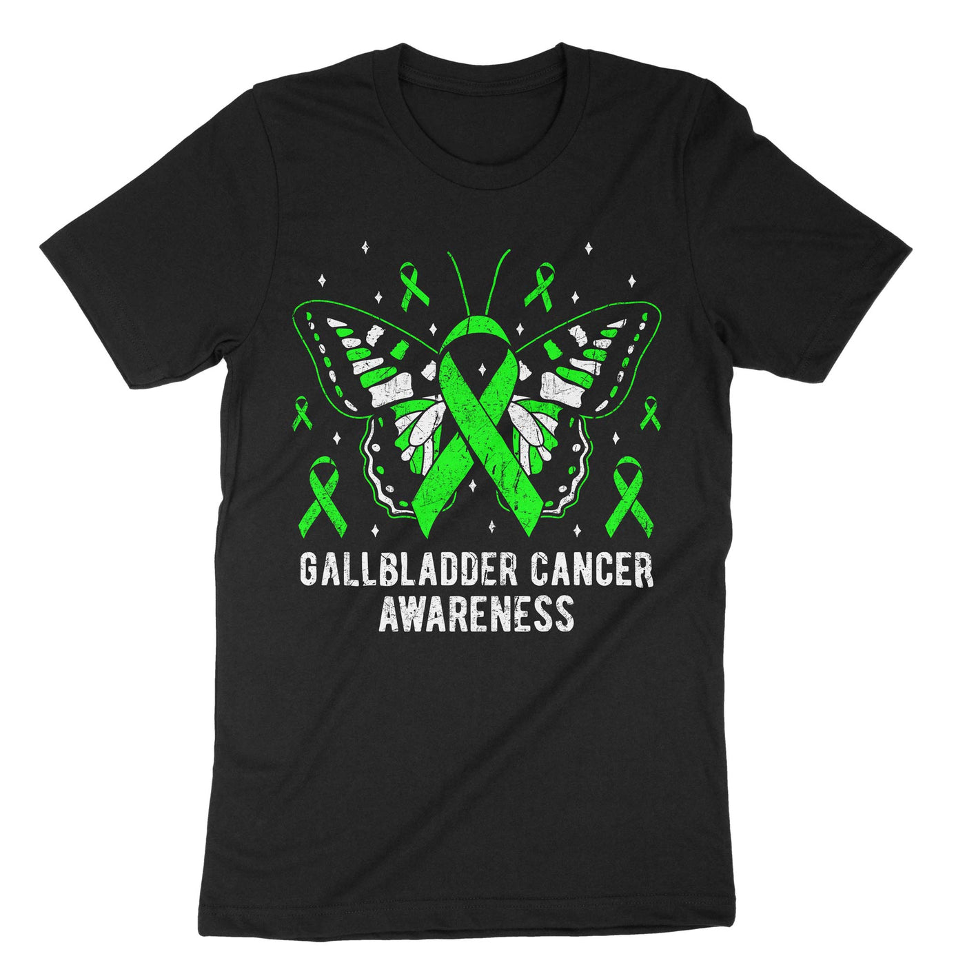 Black Gallbladder Cancer Awareness T-Shirt#color_black