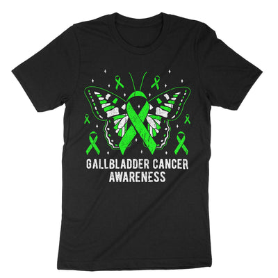 Black Gallbladder Cancer Awareness T-Shirt#color_black