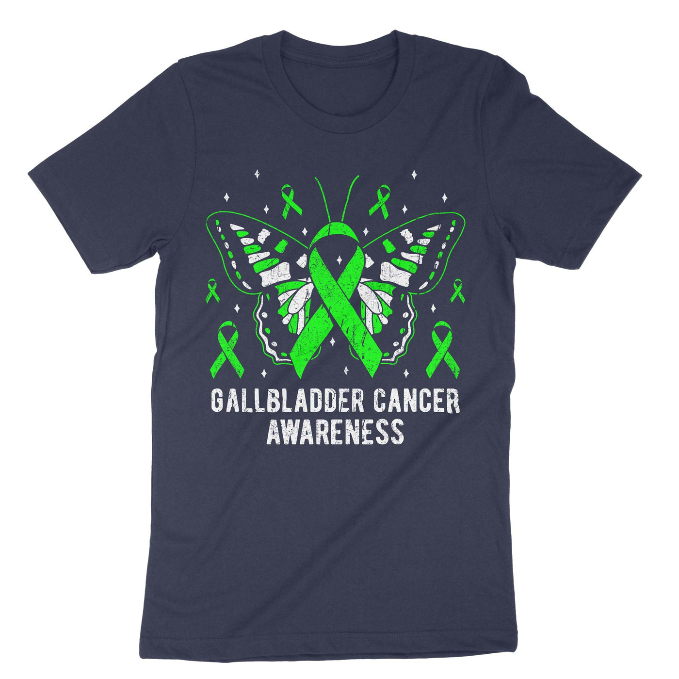 Navy Gallbladder Cancer Awareness T-Shirt#color_navy