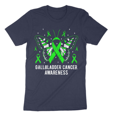 Navy Gallbladder Cancer Awareness T-Shirt#color_navy