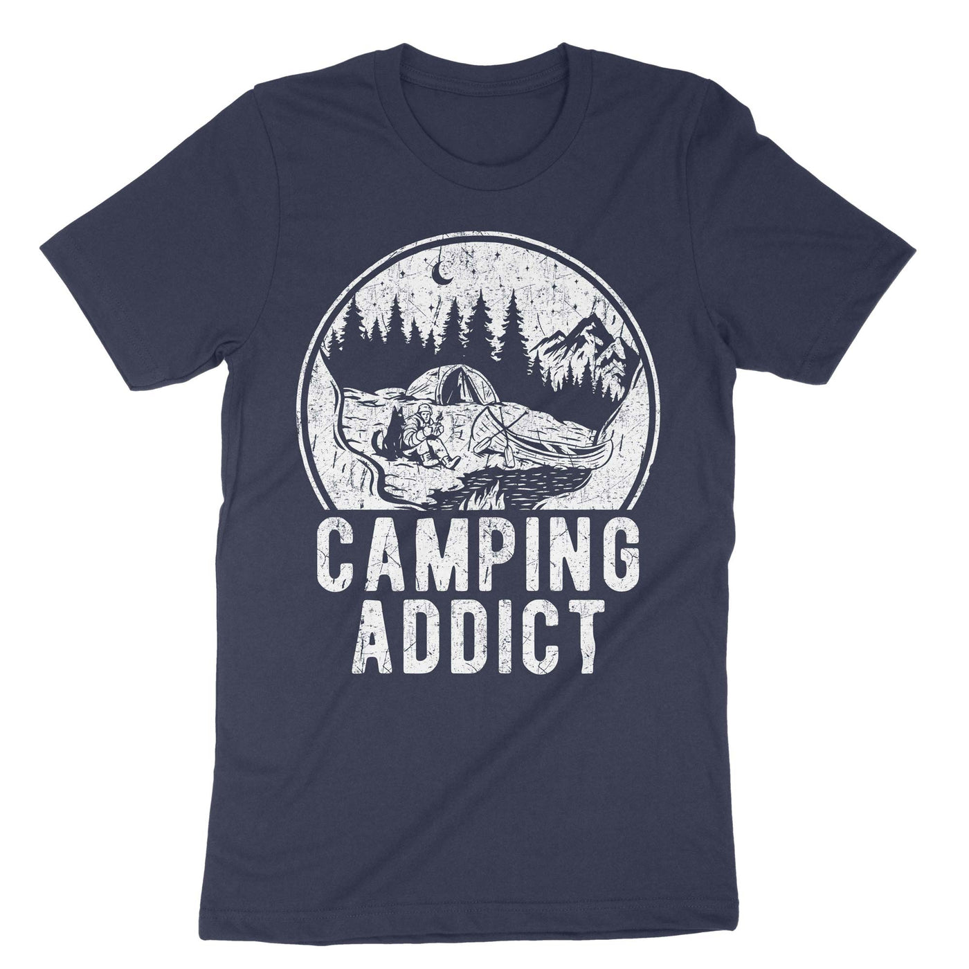 Navy Camping Addict T-Shirt#color_navy